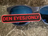 Den Eyes Only Sticker